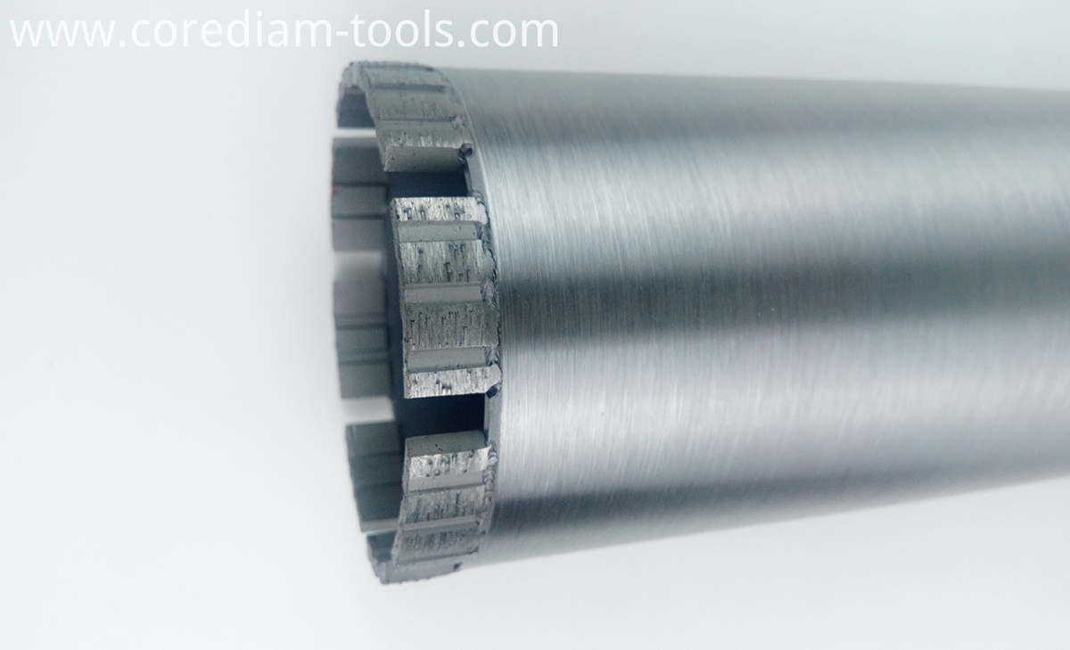 127mm laser welded turbo type core drill 127mm laser welded turbo type core drill
